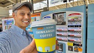 Shinkansen Coffee Vending Machine Experience at Tokyo Station