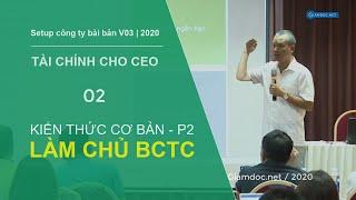 Quản trị tài chính dành cho CEO | Kiến thức cơ bản về Tài chính Phần 2: LÀM CHỦ BÁO CÁO TÀI CHÍNH