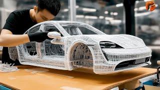 Man Builds Porsche Taycan with Just a 3D Pen | Start to Finish by @Momandeum