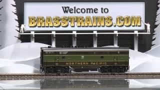 050381-HO Brass Model Train - CIL 2379.2 Challenger NP Pine Tree EMD F3 F3B #6500