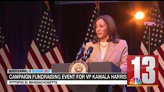 Vice President Kamala Harris stops in Pittsfield