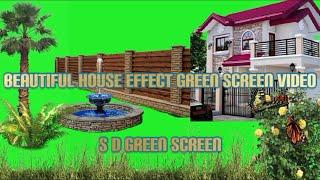 Beautiful House Effect Green Screen Video | S D Green Screen |