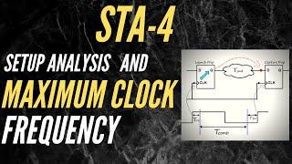 SETUP ANALYSIS | MAXIMUM CLOCK FREQUENCY | STA - 4 | Static Timing Analysis