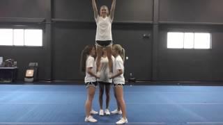 Basic Cheerleading Stunt Progression: Gut Stand