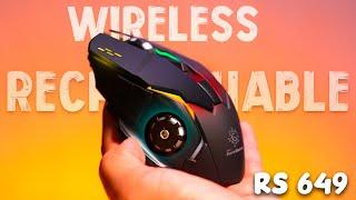 Best Wireless Gaming  Mouse Under 650 || RechargEable Mouse With 500 mAh battery || RPM EURO GAMES