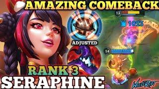 SERAPHINE FEEDER TO KILLER! FULL AP MID MVP PLAY - TOP 3 GLOBAL SERAPHINE BY SenS1TiveSS - WILD RIFT