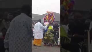 Itsekiri masquerade dance in Sapele