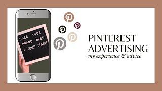 My  Experience & Advice For Pinterest Ads | Brand Strategy Mini Course Launch