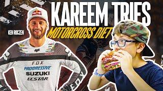 Kareem tries pro motocross rider's diet