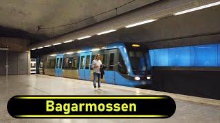 Metro | Tunnelbana Station Bagarmossen - Stockholm  - Walkthrough 