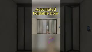 Automated foldable door#smart home door#fypシ゚viral #architecture #facade #bifolddoors #doorsfactory