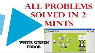 Sparkol video Scribe Software not working properly | How to Fix Video Scribe White Screen Error