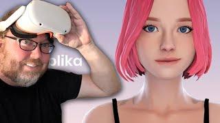 Virtual Girlfriend in Oculus Quest 2 with REPLIKA