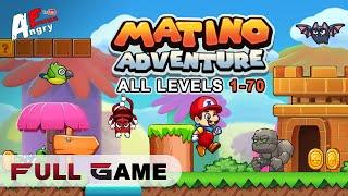 Super Matino - FULL GAME (all levels 1-70) / Gameplay Walkthrough (Android Game)