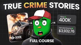 How to Make True Crime Documentary Videos - FULL COURSE ($600/day)