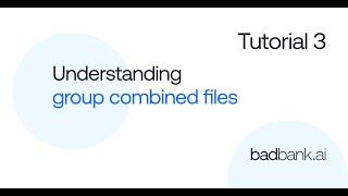 Tutorial 3:  Group Combined Output