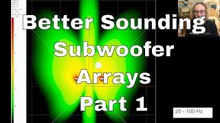 Better Sounding Subwoofer Arrays Part 1 - Coverage and Quality