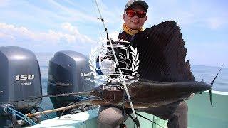 Sailfish Fishing with TeamSeahawk White Samurai (Snakehead Edition) Fishing Rod | Seahawk