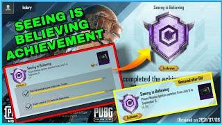 Easily Complete | Seeing is Believing Achievement | How To Complete Seeing is Believing Achievement