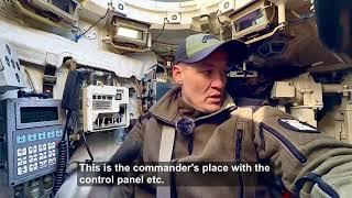 Inside The Russian T-90M Tank In Ukraine (With English Subtitles)