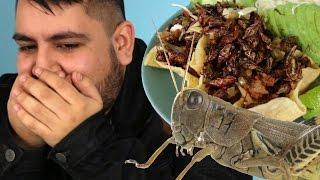 Latinos Try Mexican Chapulines