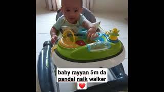 baby 5bulan da boleh naik walker