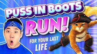  PUSS IN BOOTS The Last Wish  Brain Break | Run + Tiles Hop! | GoNoodle inspired