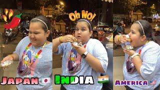 People eating Pani Puri in other countries ~ India vs Japan vs USA | Abhay Bhadoriya #shorts