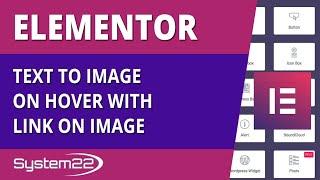 Elementor Text To Image On Hover With Link On Image 