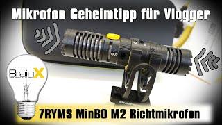 7RYMS MinBO M2 Vlogger Geheimtipp Double Action Richtmikrofon