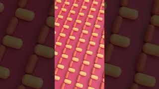 Most Satisfying 3D Animation | Moving Capsule #shorts #satisfying