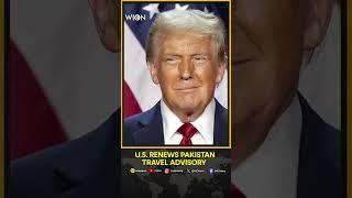 US Issues New Travel Advisory For Pakistan, Urges Citizens To Reconsider Travel | WION Shorts