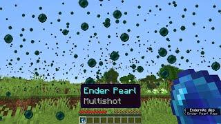I put Multishot 10000 on an Ender Pearl. This is what happened...