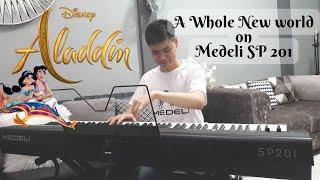 A Whole New World - Aladdin Soundtrack (Piano Cover by Vin Mathemusician) | Medeli SP201