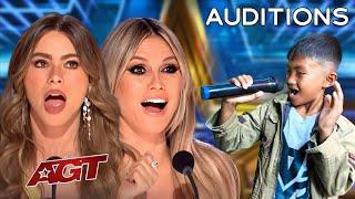 Wow, when a 6 year old can sing a song this beautiful, the jury was amazed |AUDTIONS|AGT 2024