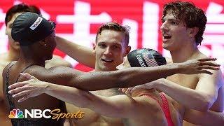 Team USA sets World Record in mixed 4x100m freestyle relay | NBC Sports