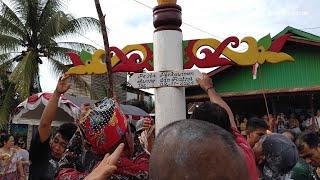 Pesta perkawinan, suku dayak, pedalaman kalteng, mendirikan toras, pernikahan ratna & awong, sebabi