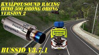 ShareKodename Knalpot/Sound RACING HINO 500 ORONG-ORONG Versi 2🪄 Bus simulator indonesia V3.7.1