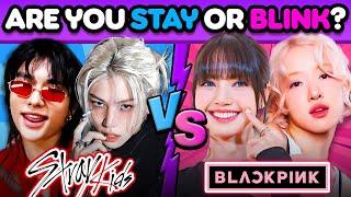 STRAY KIDS vs BLACKPINK: Are You a STAY or BLINK? ️🩷 K-POP QUIZ GAME