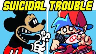 Friday Night Funkin' VS Suicidal Trouble (Mickey Mouse Triple Trouble) (FNF Mod)