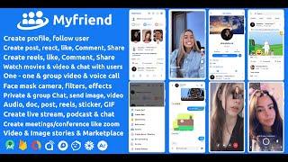 How to install/setup Myfriend - friends social network android studio - app like facebook, instagram