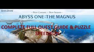 COMPLETED Abyss One: The Magnus - All Quest Walk-through Guide - Beginning to End - SpeedRun