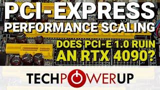 GeForce RTX 4090 PCI-Express Performance Scaling: Stuck in the slow lane