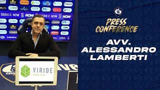 Conferenza Stampa Presidente avv. Alessandro Lamberti