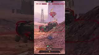 СКИЛЛОВИК взял ЧИТЕРНЫЙ ТАНК и запотел в сложного МАСТЕРА 1 vs 3 #tanksblitz #blitz #shorts