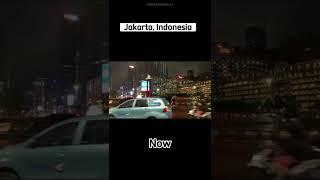 Cities Then vs Now #shorts #jakarta #dubai