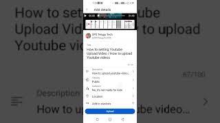 How to Upload Video / How to Upload Youtube video