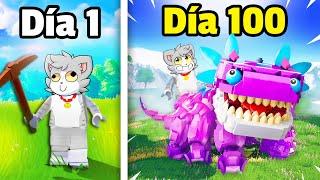 Sobreviví 100 DÍAS en un MUNDO de LEGO ️