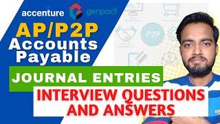 Accounts Payable Journal Entries Interview Q&A | P2P Journal Entry | AP Journal Entry CorporateWala