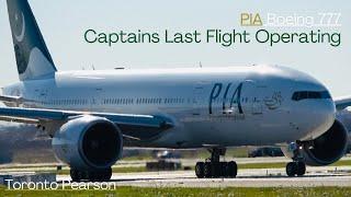 PIA Pilot Last Flight! Boeing 777 Toronto To Islamabad PK782 #pakistan #pia #piatoronto #islamabad